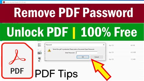 Unlock PDF files. Remove PDF password.